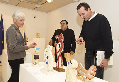Mostra de esculturas de pequeno formato do coruñes Fran Lareo na Casa de Galicia en Madrid