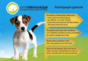 Canil Intermunicipal do Alto Minho organiza “VI CÃOminhada” em Ponte de Lima