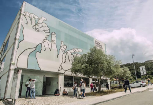 Inauguração das exposições e apresentação de video-mapping dos estudantes da ESG