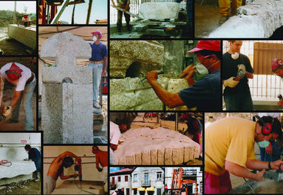 20 anos depois, artistas de simpósio de escultura em granito reencontram-se