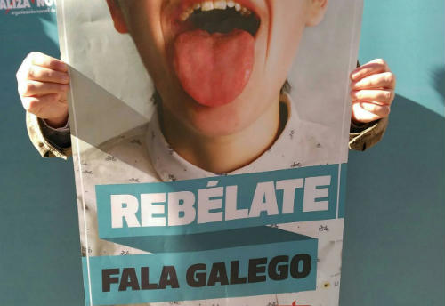 “Rebélate, fala galego”, nova campaña de Galiza Nova