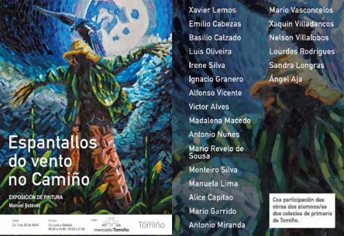 Unha vintena de artistas luso galaicos renden tributo á figura do “espantallo” en Tomiño