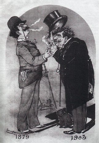 Bordallo Pinheiro - autocaricatura (1903)