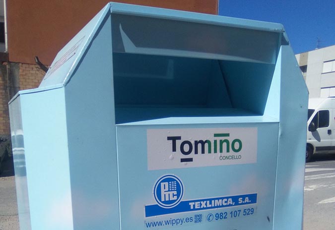 O Concello de Tomiño recolleu 4.000 quilos de roupa usada nos últimos dous meses