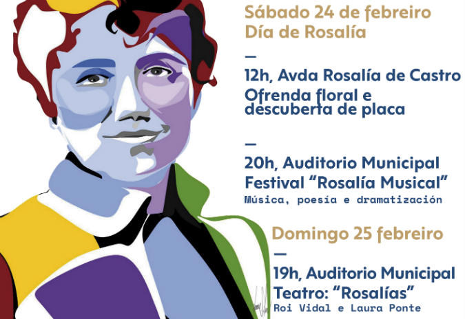 Ponteareas homenaxea a Rosalía de Castro