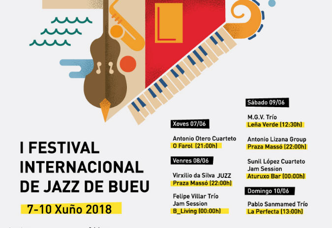 Bueu impulsa o I Festival Internacional de Jazz do 7 ao 10 de Xuño