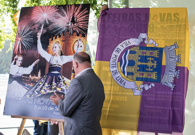 Apresentação pública do Cartaz das Feiras Novas 2018 em plena abertura da Feira do Cavalo, em Ponte de Lima.