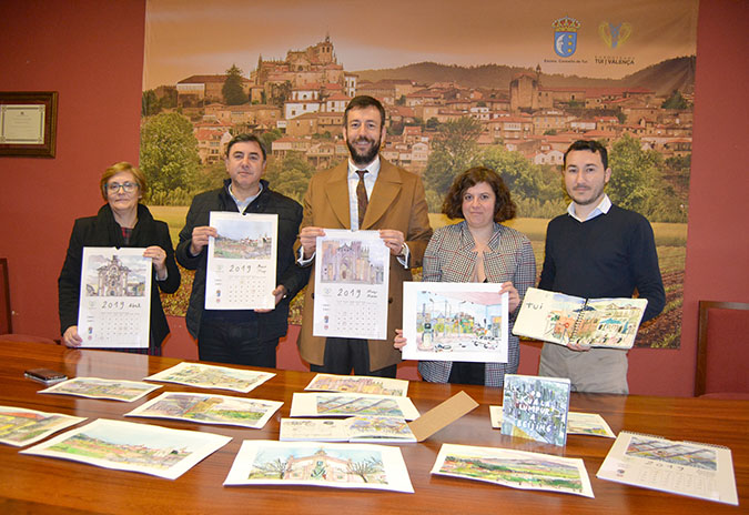 A Eurocidade Tui-Valença presenta o primeiro almanaque da súa historia