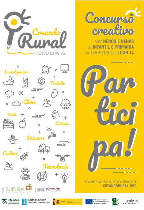 Arranca a segunda edición de Creando Rural, un concurso escolar para achegar a nenos e nenas ao medio rural