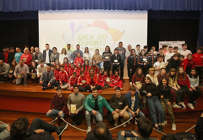 Tomiño celebrou esta fin de semana a V Gala do Deporte cunha ducia de premios e varias mencións especiais