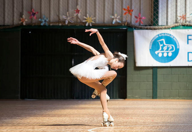 Anahí Álvarez Guerner, patinadora tomiñesa, participará na categoría “junior” no Campionato de España