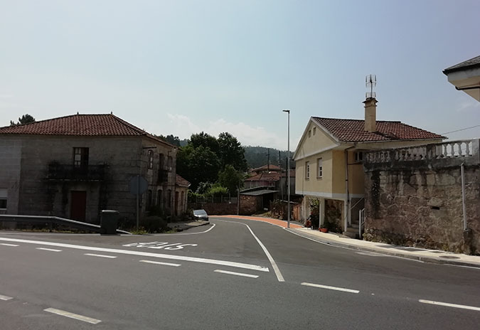 A Deputación de Pontevedra finaliza o acondicionamento da estrada EP-5003 en A Lomba, Arbo
