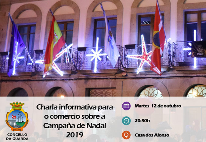 Charla informativa para presentar a Campaña de Nadal 2019 este martes na Guarda