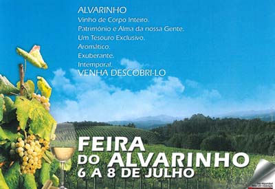 "Feira do Alvarinho" nos días 6, 7 e 8 de julho