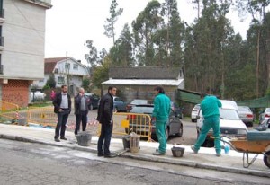 Salceda de Caselas invirte na dotación de ramplas para todas as beirarrúas