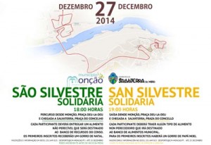 San Silvestre Solidaria 2014 entre Monçao e Salvaterra