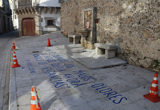 Frases e cores nas rúas da Guarda