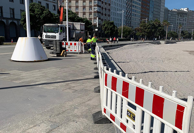 Medio Ambiente e Seguridade Cidadá activarán mañá o protocolo de uso das praias ata a apertura oficial do período estival