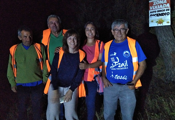 Os comuneiros da Picaraña de Ponteareas vixían o monte ante o risco de lumes