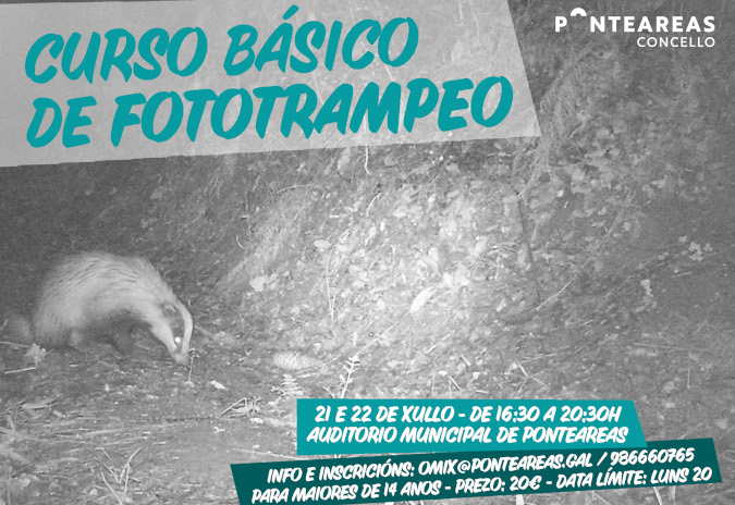 Curso de iniciación ao fototrampeo para achegarse á fauna de Ponteareas