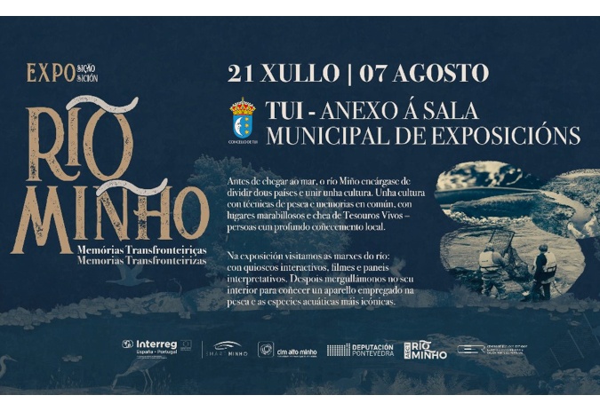 Chega a Tui a exposición “Río Miño: memorias transfronteirizas”