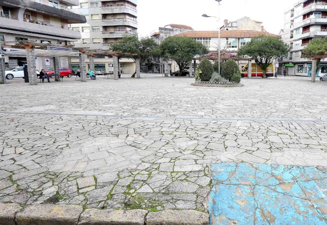 As obras de humanización da Praza de Bugallal inícianse este luns en Ponteareas