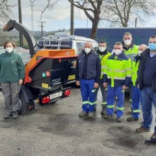 Tui aposta polo Punto Verde Municipal tras adquirir unha biotrituradora