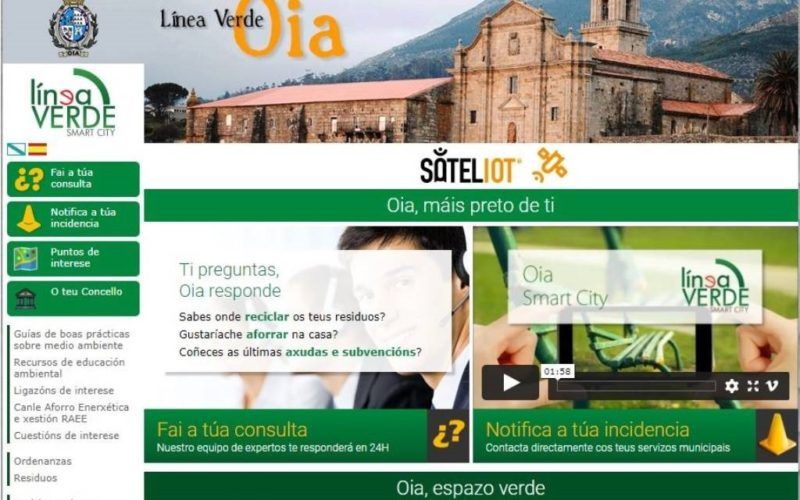 Concello de Oia soluciona o 95% das súas incidencias grazas á App. Línea Verde