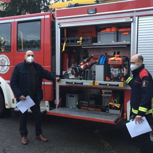 Equipo de excarcelación para o Servizo de Bombeiros de Ourense