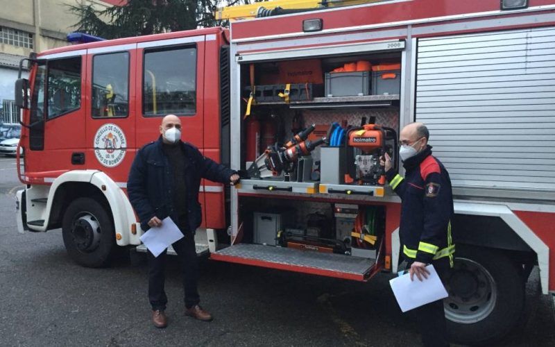 Equipo de excarcelación para o Servizo de Bombeiros de Ourense