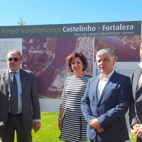 Parque da Amizade Cerveira-Tomiño apresentado ao delegado do Governo espanhol