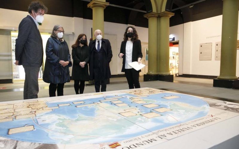 A Coruña acolle a exposición “Os mapas e a primeira volta ao mundo. A expedición de Magallanes e Elcano”