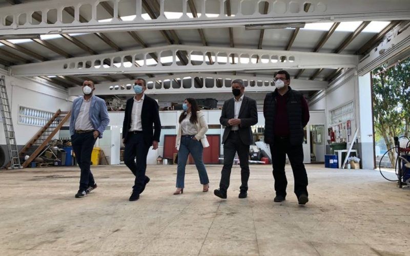 Tui constrúe novos vestiarios na nave municipal de Guillarei