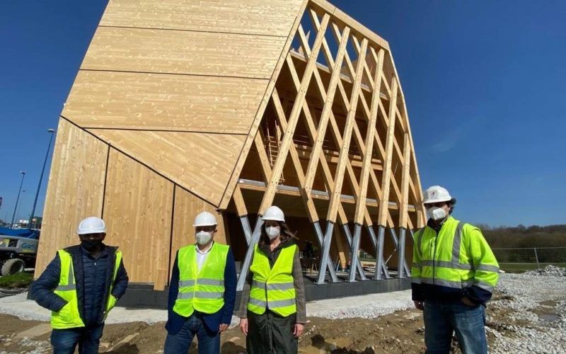 O edificio Impulso Verde de Lugo será o primeiro en España en lograr a certificación FSC de sustentabilidade