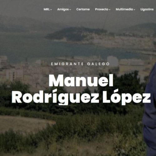 Presentada a nova web do proxecto “Manuel Rodríguez López”