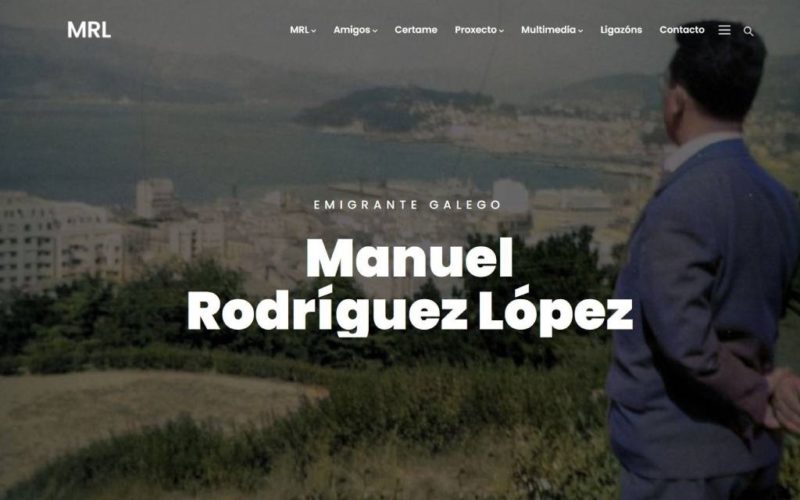Presentada a nova web do proxecto “Manuel Rodríguez López”