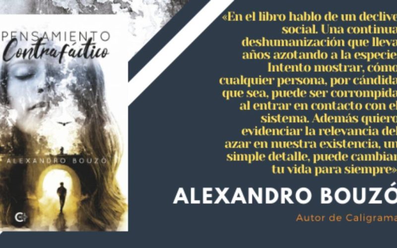 Alexandro Bouzó presenta “Pensamiento contrafáctico” para clausurar o Abril, mes dos libros en Ponteareas