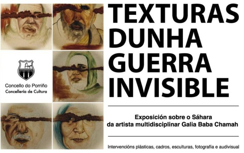 O Porriño recibe a exposición “Texturas dunha guerra invisible” sobre o conflito saharauí