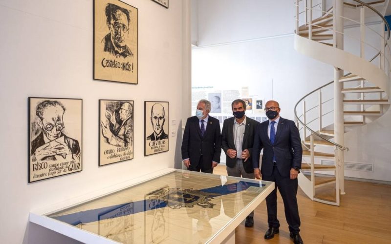 O presidente do Parlamento de Galicia visita en Ourense a exposición “Galicia, de Nos a nós”