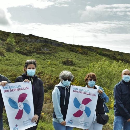 BNG defende en Avión (Ourense) un novo modelo eólico que sexa xusto, galego e sostible