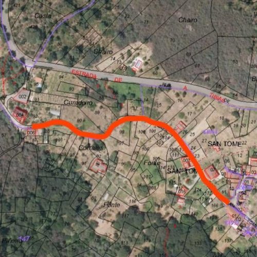 O Concello de Ourense acondiciona o camiño da Verea Vella de Santomé