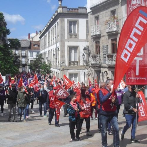 Manifestación do Primeiro de Maio en Ourense