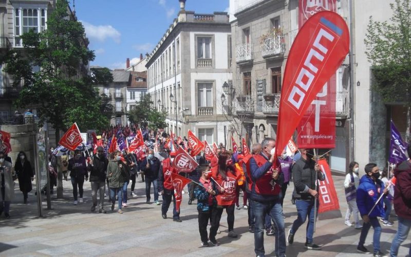 Manifestación do Primeiro de Maio en Ourense