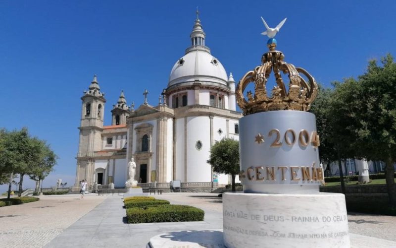 O Santuario da Nossa Senhora do Sameiro en Braga