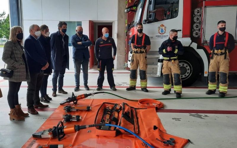 Os bombeiros de Viveiro xa teñen equipo de excarcelación