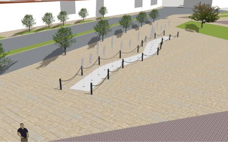 Concello de Monforte mellora a fonte cibernética da Praza da Compañía