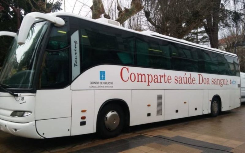 Ponteareas recibirá a unidade móbil de doazón de sangue