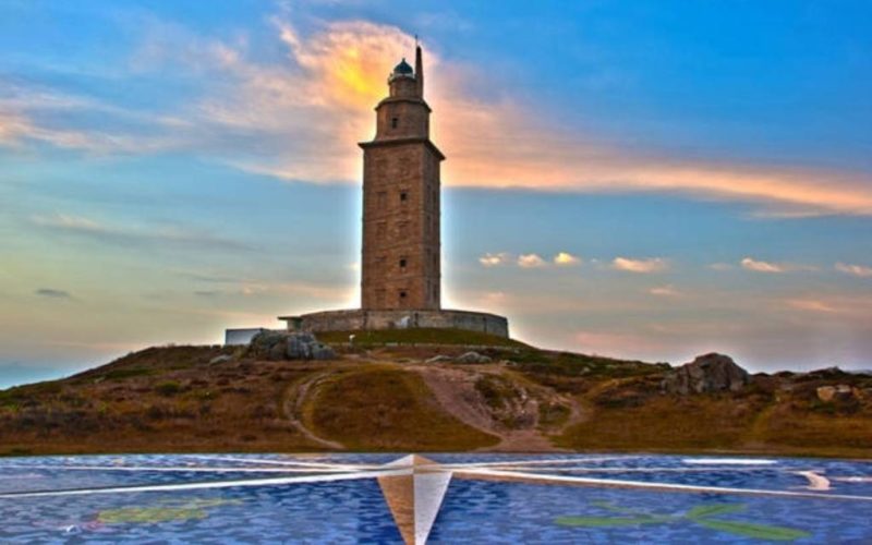 A Praza María Pita da Coruña amosará unha alfombra adicada ao Camiño Inglés