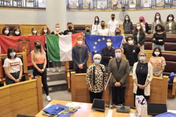 Deputación da Coruña recibiu estudantes Erasmus + da provincia italiana de Grosseto