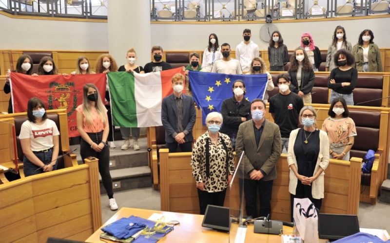 Deputación da Coruña recibiu estudantes Erasmus + da provincia italiana de Grosseto